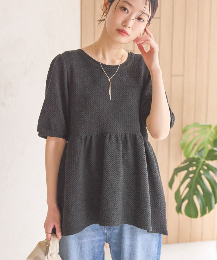 AMERICAN HOLIC「フクレジャガードペプラムプルオーバー」|Tシャツ・カットソー|