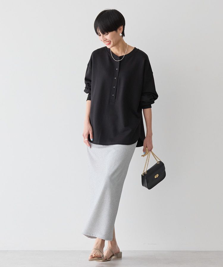 AMERICAN HOLIC「ヘンリーネックラウンドミニ裏毛プルオーバー」|スウェット・ジャージ|