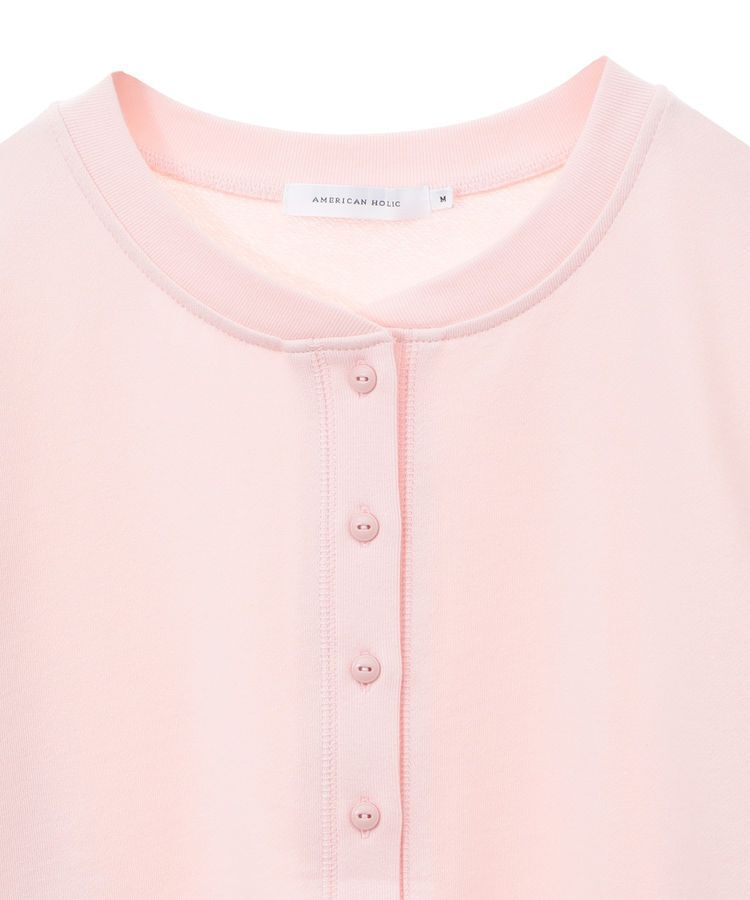 AMERICAN HOLIC「ヘンリーネックラウンドミニ裏毛プルオーバー」|スウェット・ジャージ|