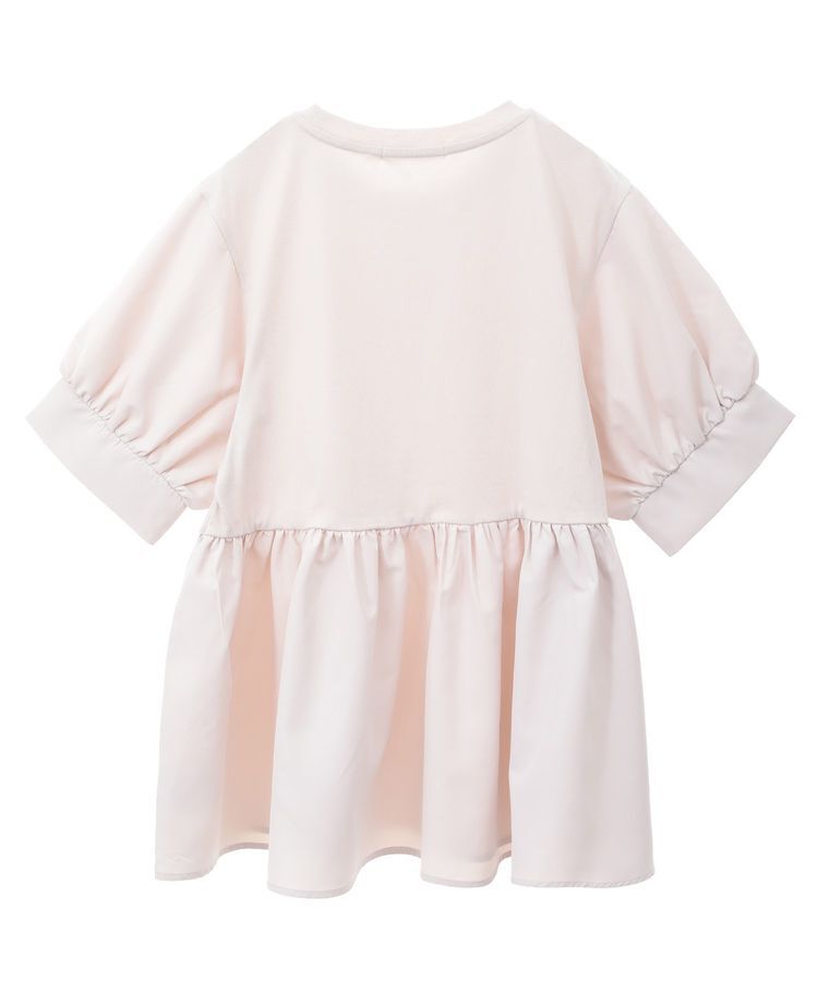 AMERICAN HOLIC「異素材切替ペプラムプルオーバー」|Tシャツ・カットソー|