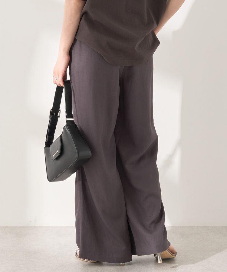 AMERICAN HOLIC「接触冷感リネンブレンドタックワイドパンツ」|その他|