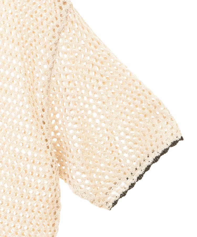 AMERICAN HOLIC「透かし編み襟付きニットカーディガン」|カーディガン|