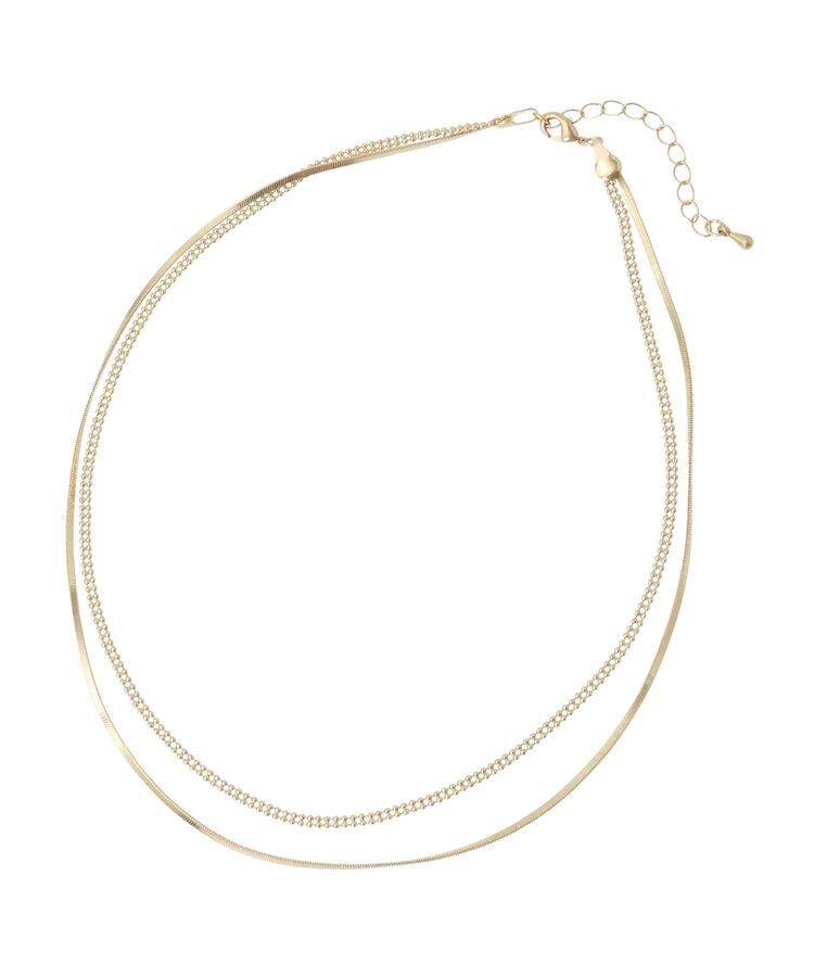 AMERICAN HOLIC「2連ワイドチェーンネックレス」|ネックレス|