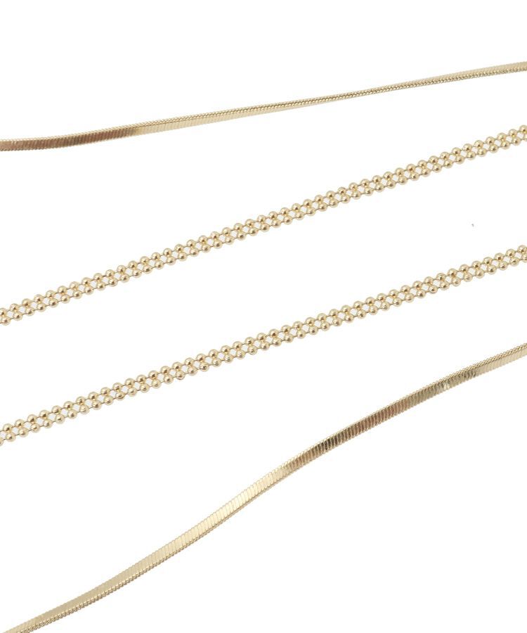 AMERICAN HOLIC「2連ワイドチェーンネックレス」|ネックレス|