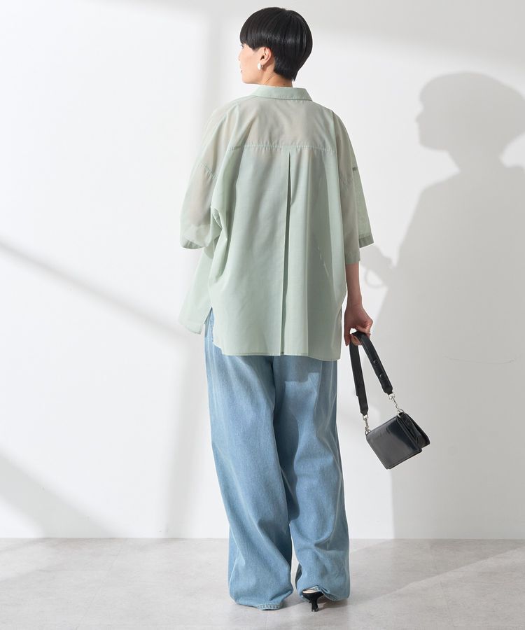 AMERICAN HOLIC「ウエストタックデニムパンツ」|デニム|