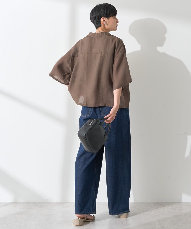 AMERICAN HOLIC「ウエストタックデニムパンツ」|デニム|