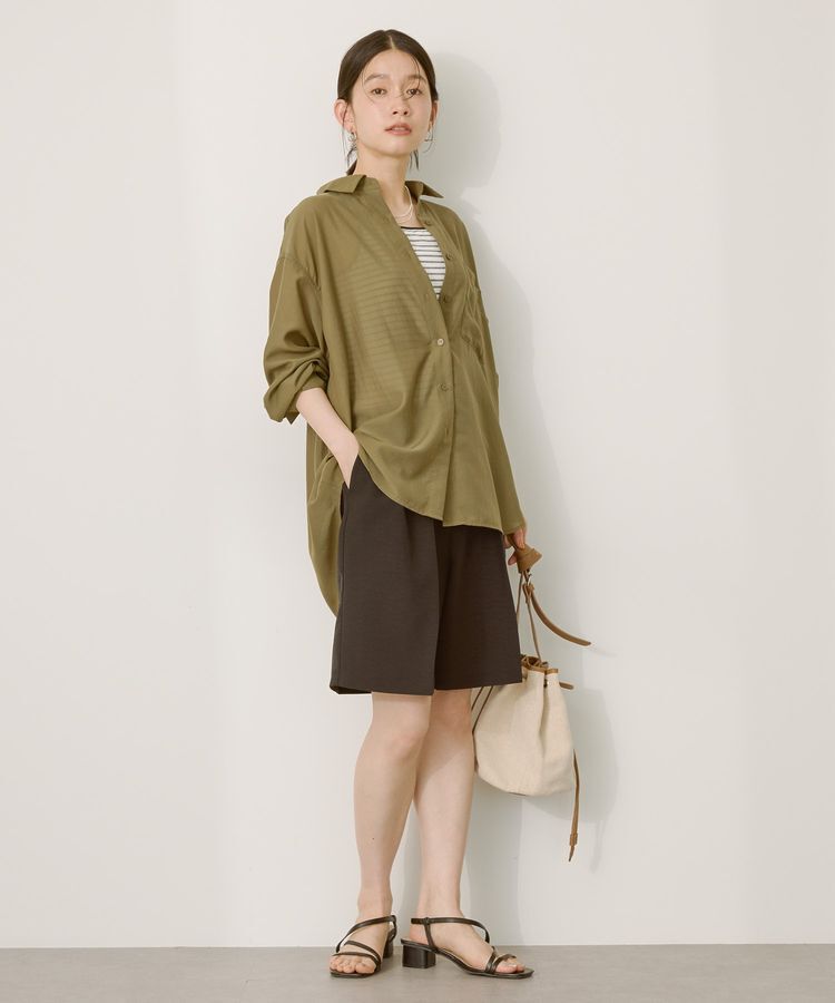 AMERICAN HOLIC「シアーボイルオーバーシルエットシャツ」|シャツ・ブラウス|