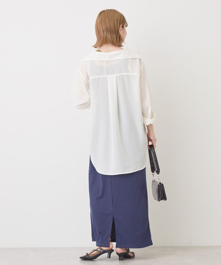 AMERICAN HOLIC「シアーボイルオーバーシルエットシャツ」|シャツ・ブラウス|