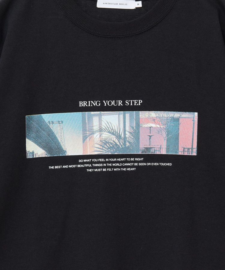 AMERICAN HOLIC「ボックスフォトTシャツ」|Tシャツ・カットソー|