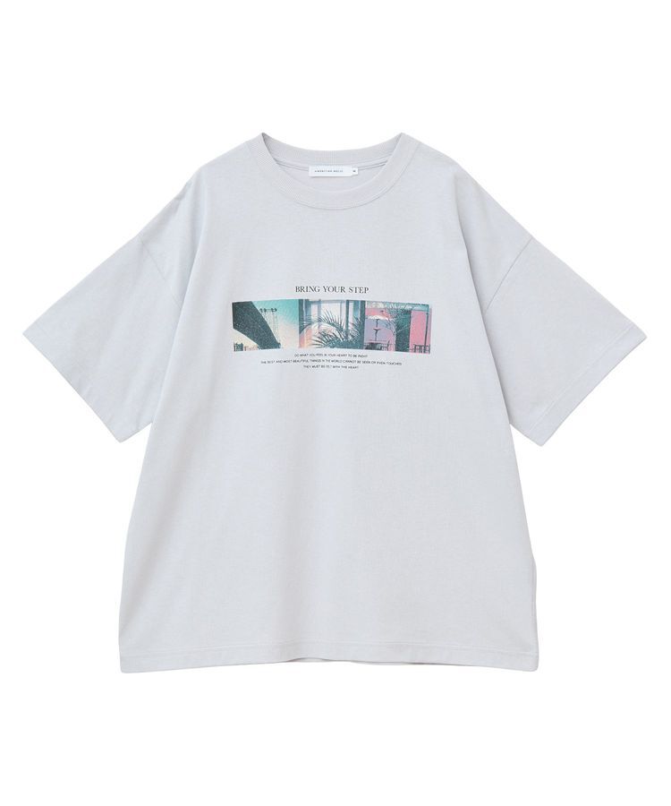 AMERICAN HOLIC「ボックスフォトTシャツ」|Tシャツ・カットソー|