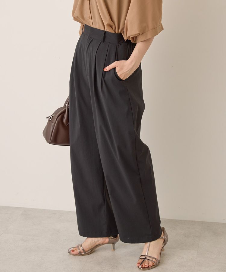 AMERICAN HOLIC「ナイロンタックパンツ」|その他|Black