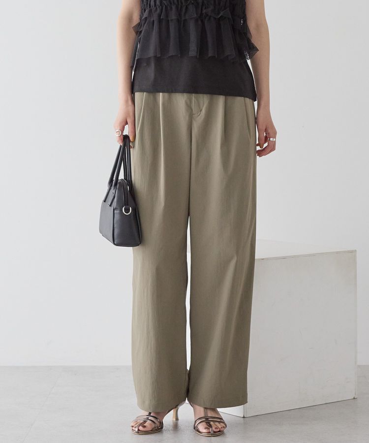 AMERICAN HOLIC「ナイロンタックパンツ」|その他|Khaki