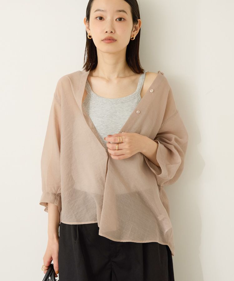 AMERICAN HOLIC「5分袖シアードルマンシャツ」|シャツ・ブラウス|