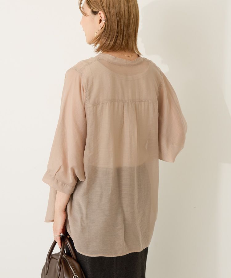 AMERICAN HOLIC「5分袖シアードルマンシャツ」|シャツ・ブラウス|