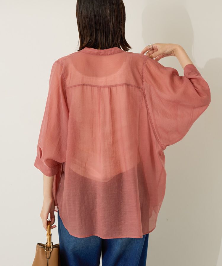 AMERICAN HOLIC「5分袖シアードルマンシャツ」|シャツ・ブラウス|