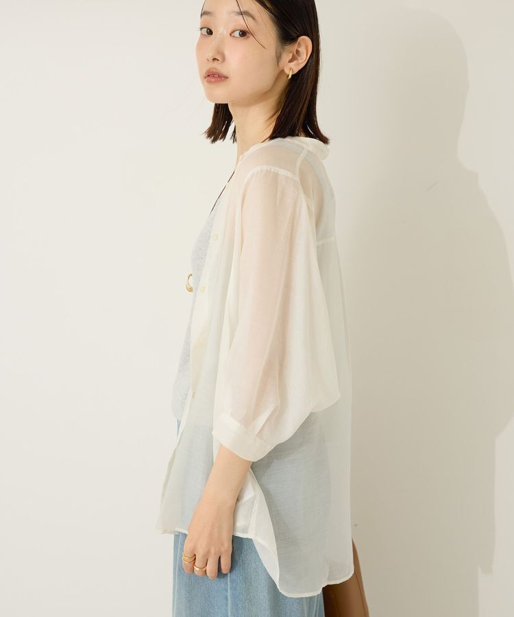 AMERICAN HOLIC「5分袖シアードルマンシャツ」|シャツ・ブラウス|