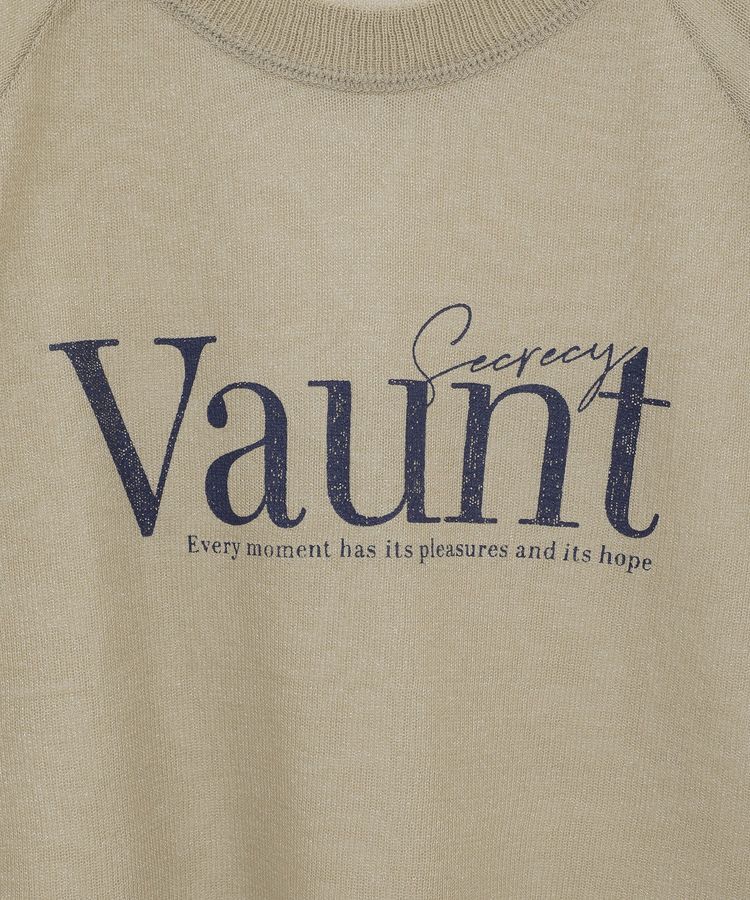 AMERICAN HOLIC「プリントロゴシアーニットプルオーバー」|ニット・セーター|