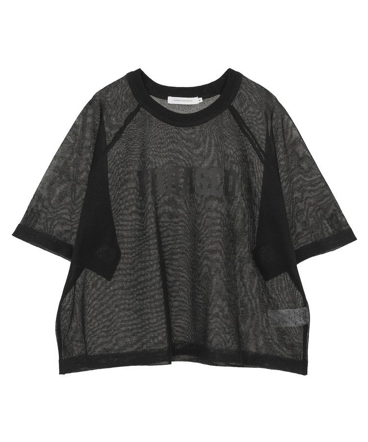 AMERICAN HOLIC「プリントロゴシアーニットプルオーバー」|ニット・セーター|