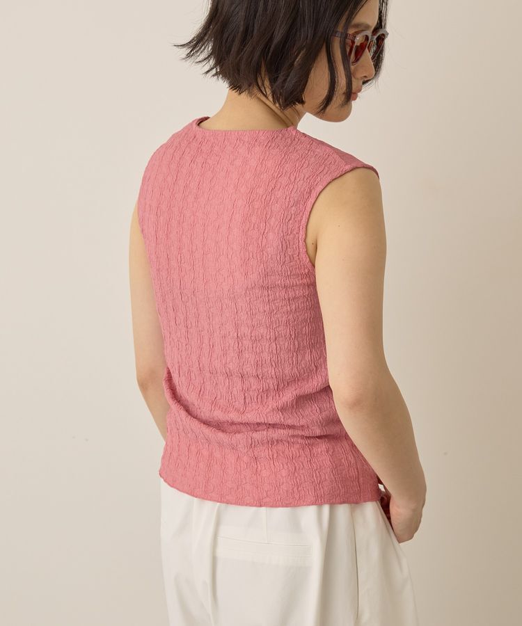 AMERICAN HOLIC「フクレジャガードノースリーブトップス」|Tシャツ・カットソー|