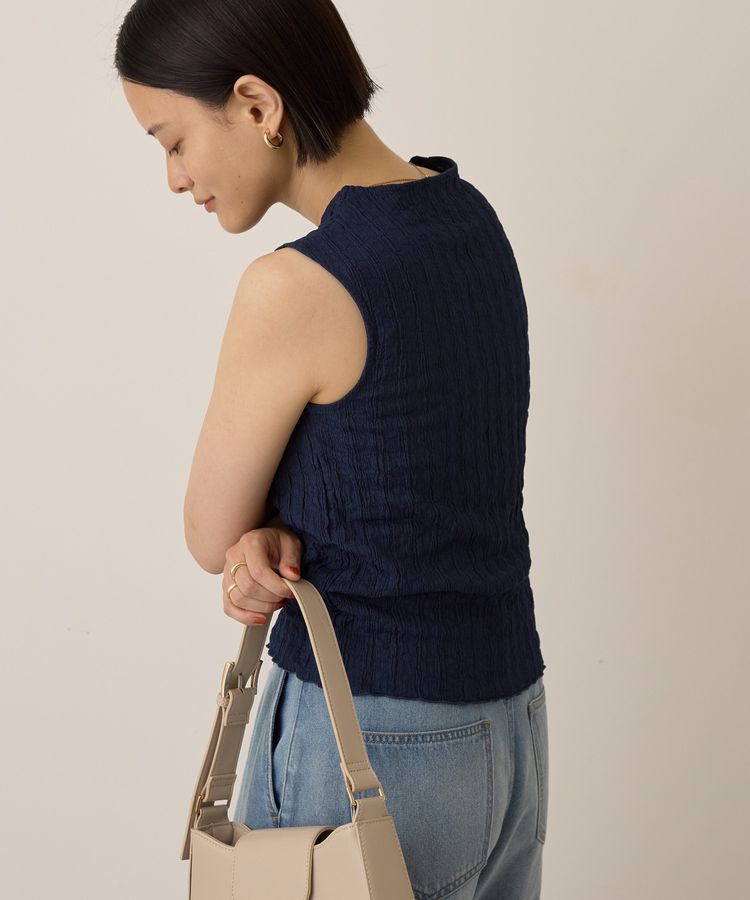 AMERICAN HOLIC「フクレジャガードノースリーブトップス」|Tシャツ・カットソー|