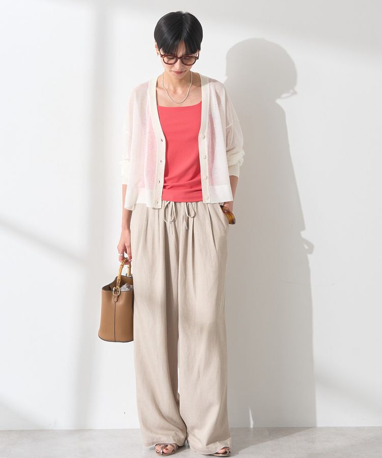 AMERICAN HOLIC「【カップ付き】細リブキャミソール」|インナー|