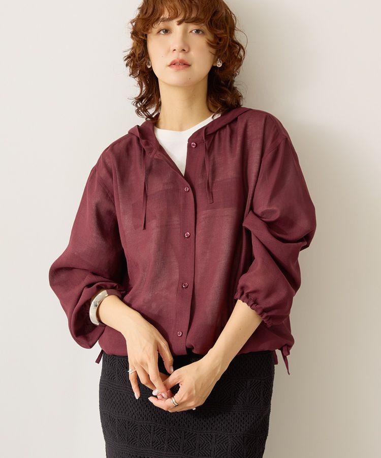 AMERICAN HOLIC「シアーフーディーシャツ」|シャツ・ブラウス|