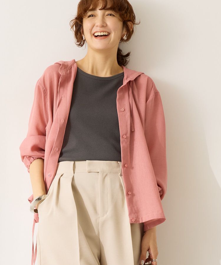 AMERICAN HOLIC「シアーフーディーシャツ」|シャツ・ブラウス|