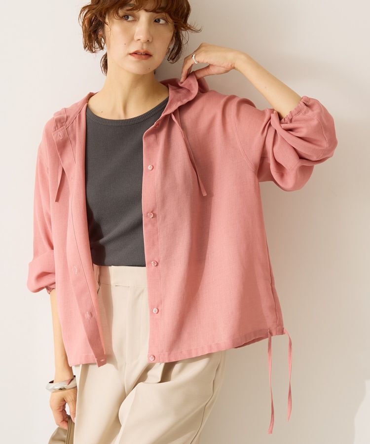 AMERICAN HOLIC「シアーフーディーシャツ」|シャツ・ブラウス|