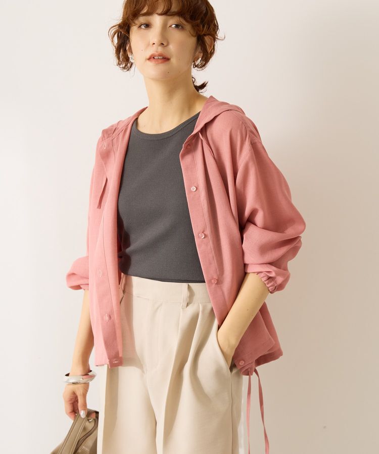 AMERICAN HOLIC「シアーフーディーシャツ」|シャツ・ブラウス|