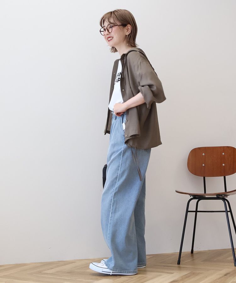 AMERICAN HOLIC「シアーフーディーシャツ」|シャツ・ブラウス|