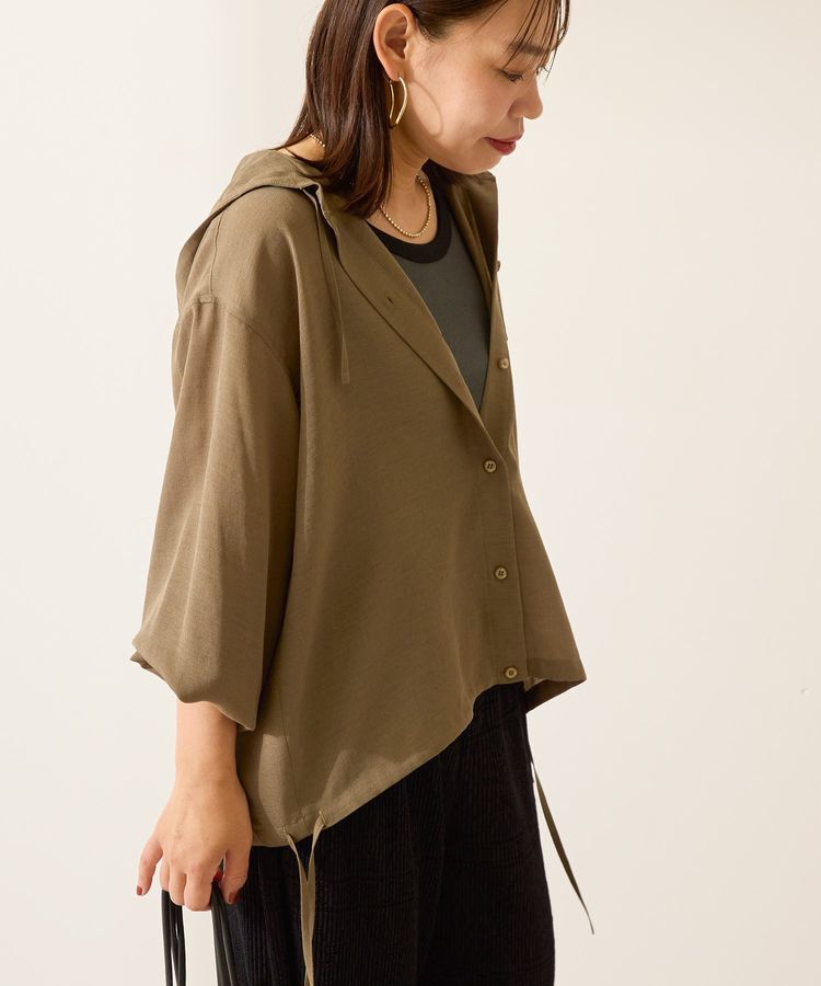 AMERICAN HOLIC「シアーフーディーシャツ」|シャツ・ブラウス|