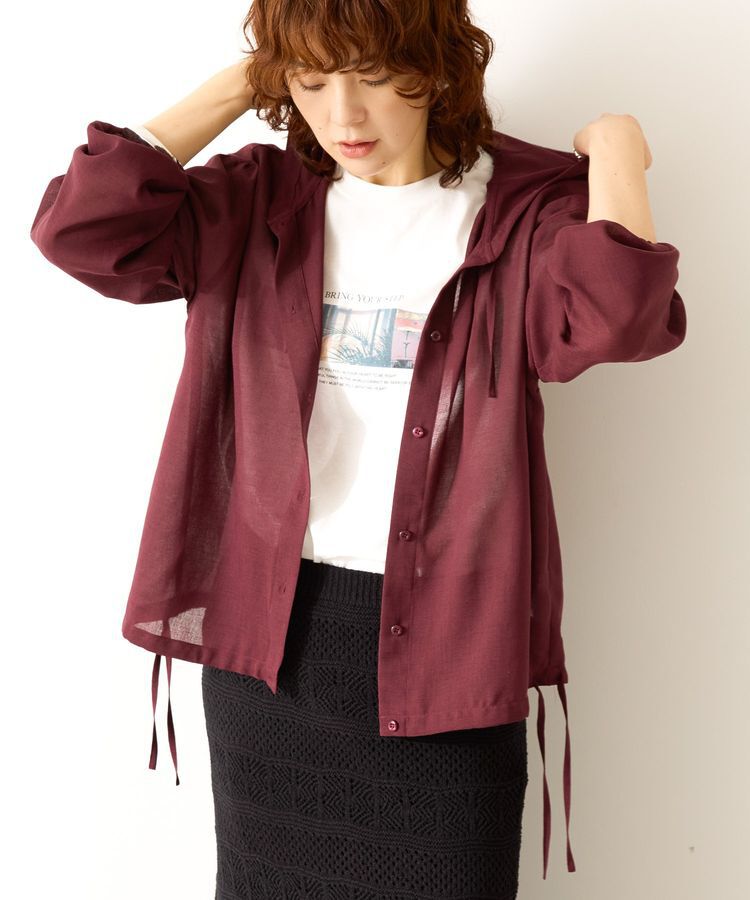 AMERICAN HOLIC「シアーフーディーシャツ」|シャツ・ブラウス|