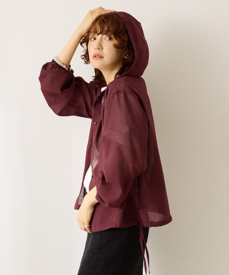 AMERICAN HOLIC「シアーフーディーシャツ」|シャツ・ブラウス|