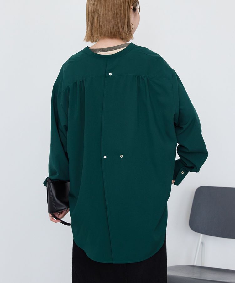 AMERICAN HOLIC「金ボタンバックシャンロングシャツ/チュニック」|シャツ・ブラウス|