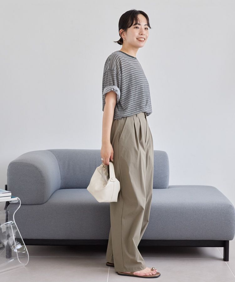 AMERICAN HOLIC「シアーレトロボーダー半袖プルオーバー」|Tシャツ・カットソー|