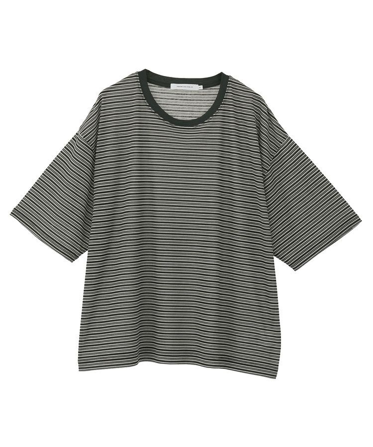 AMERICAN HOLIC「シアーレトロボーダー半袖プルオーバー」|Tシャツ・カットソー|