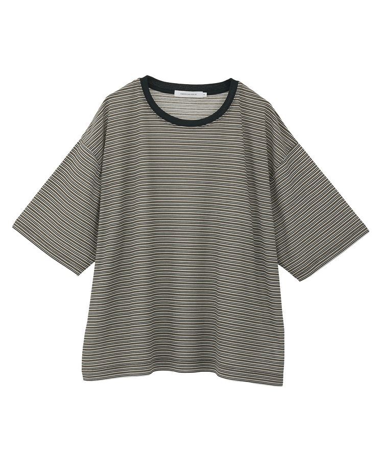 AMERICAN HOLIC「シアーレトロボーダー半袖プルオーバー」|Tシャツ・カットソー|