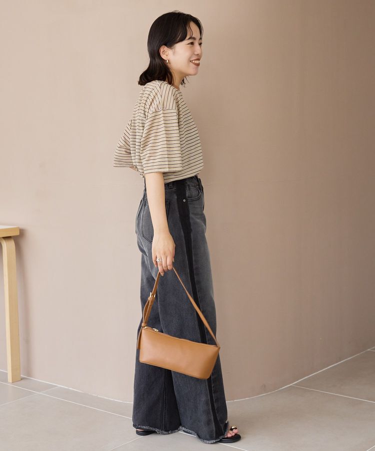 AMERICAN HOLIC「シアーレトロボーダー半袖プルオーバー」|Tシャツ・カットソー|