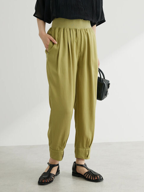  「・furry rate タックジョガーパンツ」|その他|グリーン