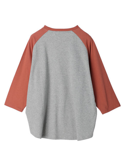 Green Parks「・Double　Flags　ラグラン7分袖Tシャツ」|Tシャツ・カットソー|