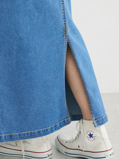 Green Parks「GUMストレッチタイトデニムスカート」|タイト|