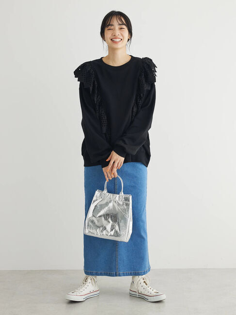 Green Parks「GUMストレッチタイトデニムスカート」|タイト|