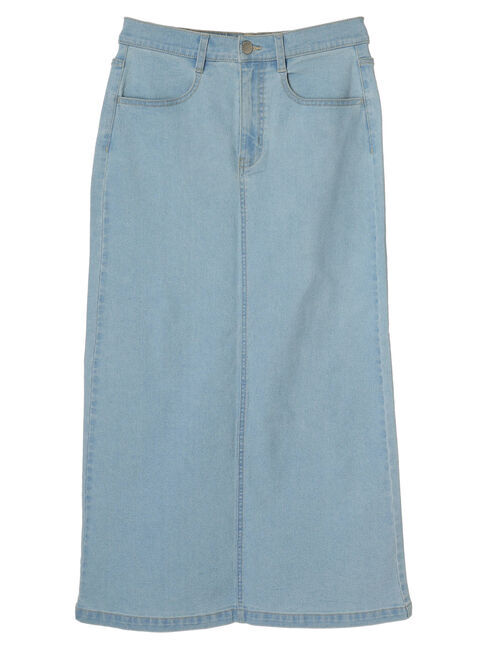 Green Parks「GUMストレッチタイトデニムスカート」|タイト|