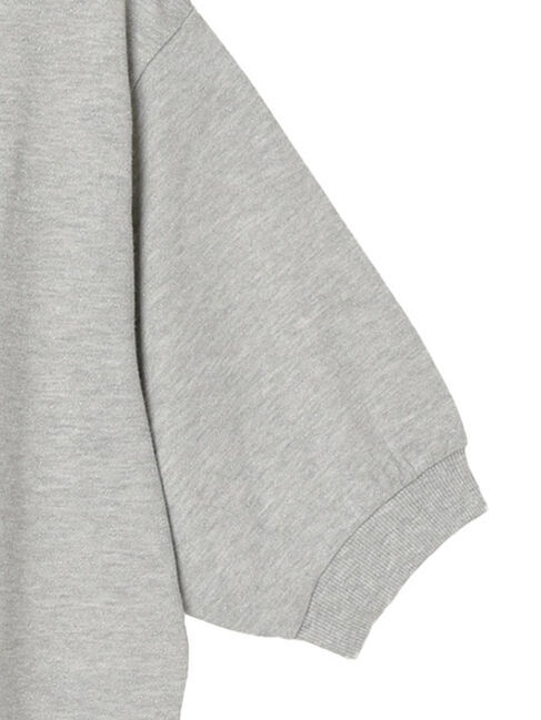 Green Parks「7分袖ラメ裏毛パフプルオーバー」|Tシャツ・カットソー|