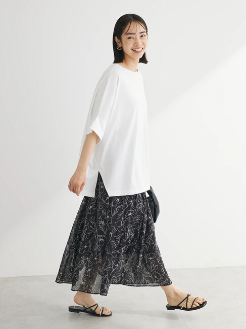 Green Parks「ドルマンカット5分袖プルオーバー」|Tシャツ・カットソー|