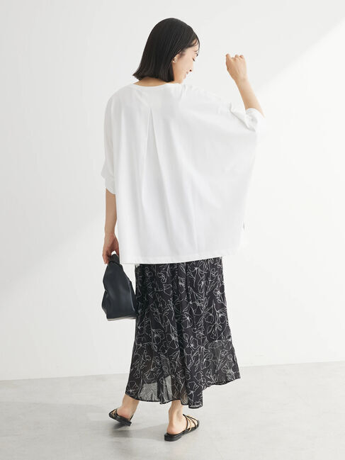 Green Parks「ドルマンカット5分袖プルオーバー」|Tシャツ・カットソー|