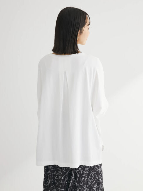 Green Parks「ドルマンカット5分袖プルオーバー」|Tシャツ・カットソー|