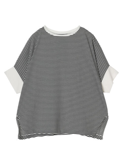 Green Parks「ドルマンカット5分袖プルオーバー」|Tシャツ・カットソー|