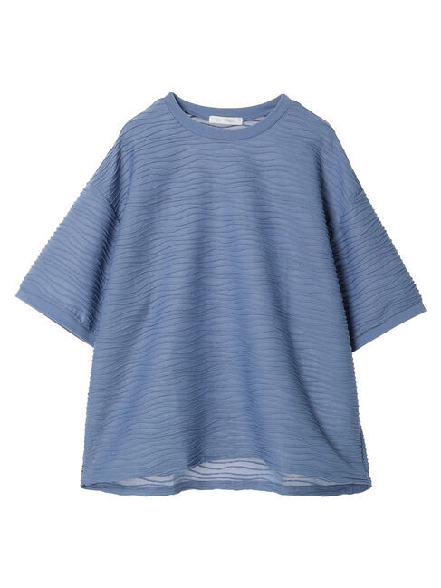 Green Parks「・Petit　Fleur　ウェーブカットオーバーTEE」|Tシャツ・カットソー|