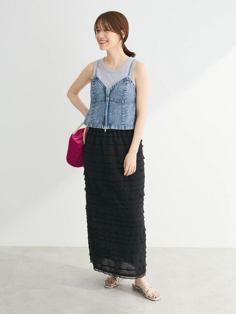 Green Parks「・ELENCARE　DUE　W-ZIP　デニムキャミ」|インナー|